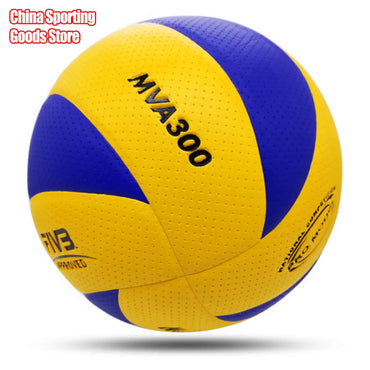 Boy Christmas Gift Volleyball ball,Model200/300, Super Hard Fiber, Brand, Competition, Size 5,Optional Pump + Needle + Net Bag