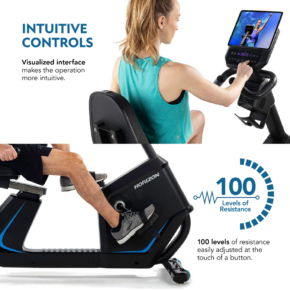 Johnson Fitness Horizon 5.0R Recumbent Bike