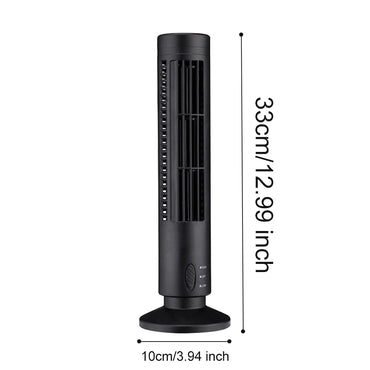 Portable Tower Fan Personal Desk Fan Quiet Desktop Standing Fan Rechargeable Wall Mount Fan Electric Cooling Fan for Bedroom