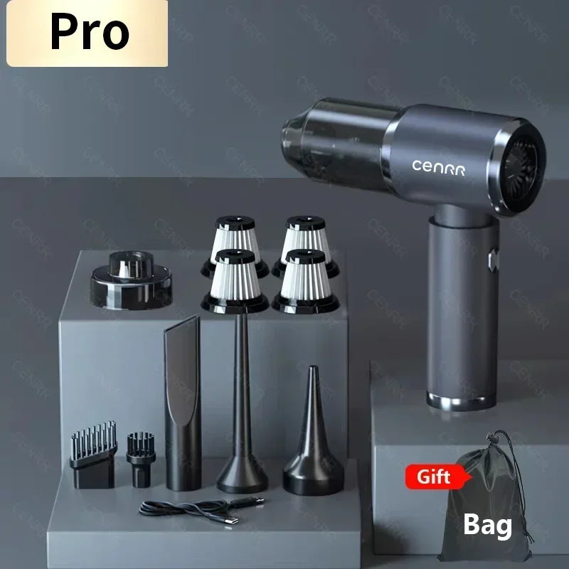 CENRR Car Vacuum Cleaner High Suction 210000PA Wireless Vacuum Cleaner Cordless Vacuum Cleaner High Pressure Cleaning Machine