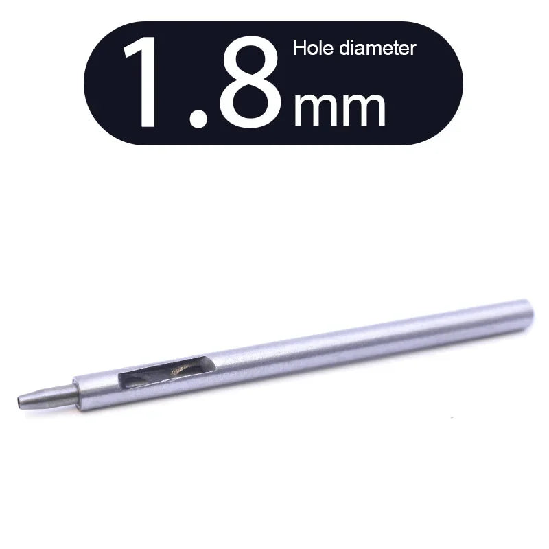 0.5-20mm High Quality Leather Craft Hole Punching Tool Round Steel Knife Cut for Belts Paper Bag Metal Gaskets Plastic Puncher
