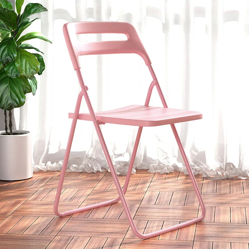 Folding Chairs Minimalist Home Leisure Backrest Chairs Dining Chairs Exhibition Chairs Plastic Training Chairs Dining Chair 2024
