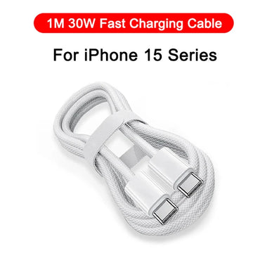 PD 30W Fast Charger For Apple iPhone 14 11 12 13 15 Pro Max Fast Charging Cable For iPhone 15 14 Plus Charger Phone Accessories