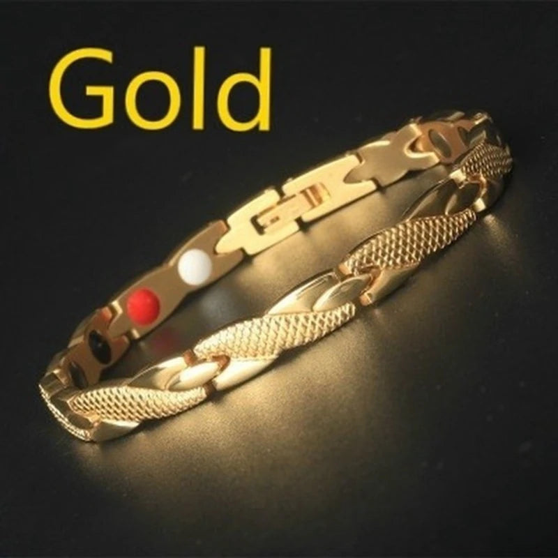 New Dragon Pattern Twisted Healthy Magnetic Magnet Bracelet for Women Power Therapy Magnets Bracelets Bangles for Women Men