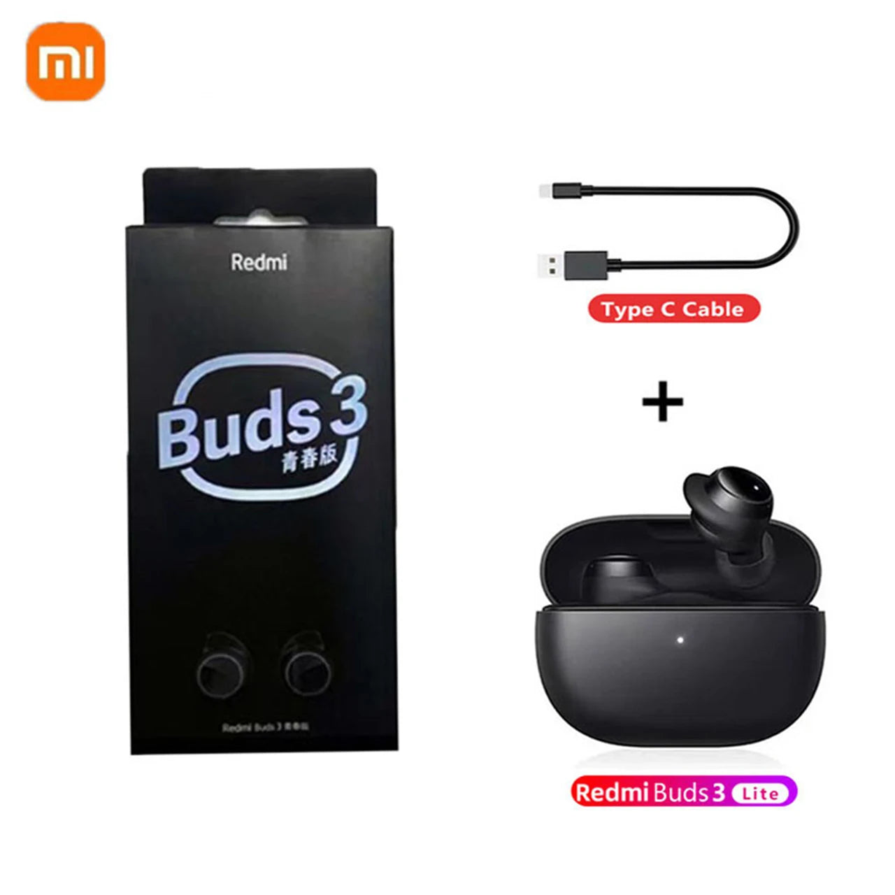 Xiaomi Redmi Buds 3 Lite Fon Kepala Bluetooth Wayarles 5.2 Fon Kepala Bluetooth Fon Kepala Sukan Fon Kepala Dalam Telinga