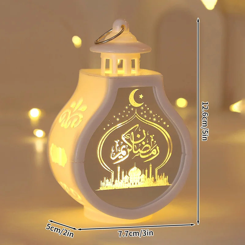 Lampu Tanglung Hiasan Ramadan 2024 Pesta Pesta Islam Islam LED Tanglung Hiasan Ramadan Kareem Untuk Aksesori Rumah