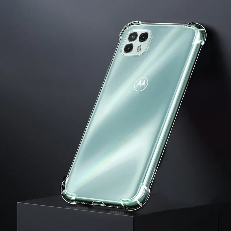 Airbag Anti Drop Phone Case for Motorola Moto G84 G64 G54 G34 G24 Power G14 G04 G73 G53 G23 G13 5G Soft Silicone Back Cover Capa