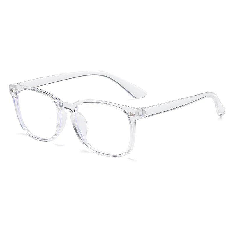 Fashion Glasses Women Square Frames Retro Eyeglasses Frame Trend Flat Eyeglasses Women Simple Anti Blue Light Computer Eyewear