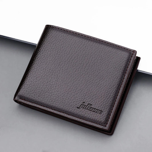 Trend Men's Short Style Wallets High Quality Fashion Credit Card Holder Male Cross Purse Coin Keeper Zipper Wallets NEW