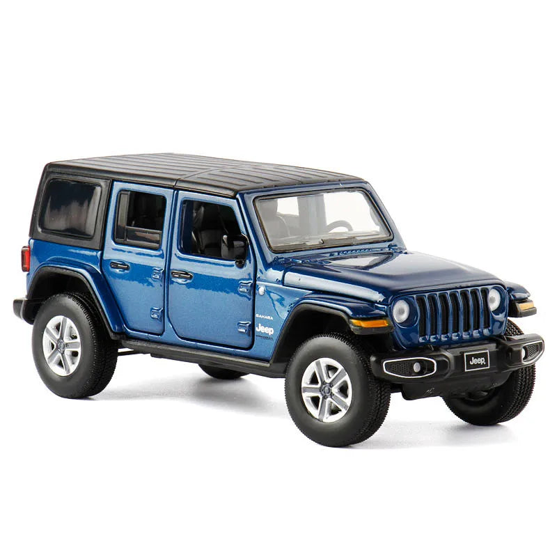 1/32 Jeep Grand Cherokee Trackhawk Model Kereta Mainan JKM Diecast Metal SUV Hadiah Koleksi Bunyi & Cahaya Miniatur Untuk Kanak-kanak Lelaki