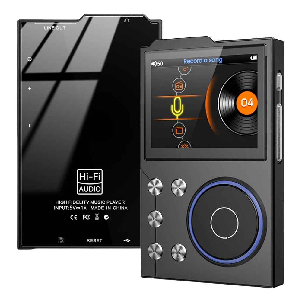Pemain MP3 HiFi Lossless DSD Audio Digital Pemain Muzik Pemain Audio Mudah Alih Pemain Audio HiFi Lossless Sokongan Sehingga 256GB