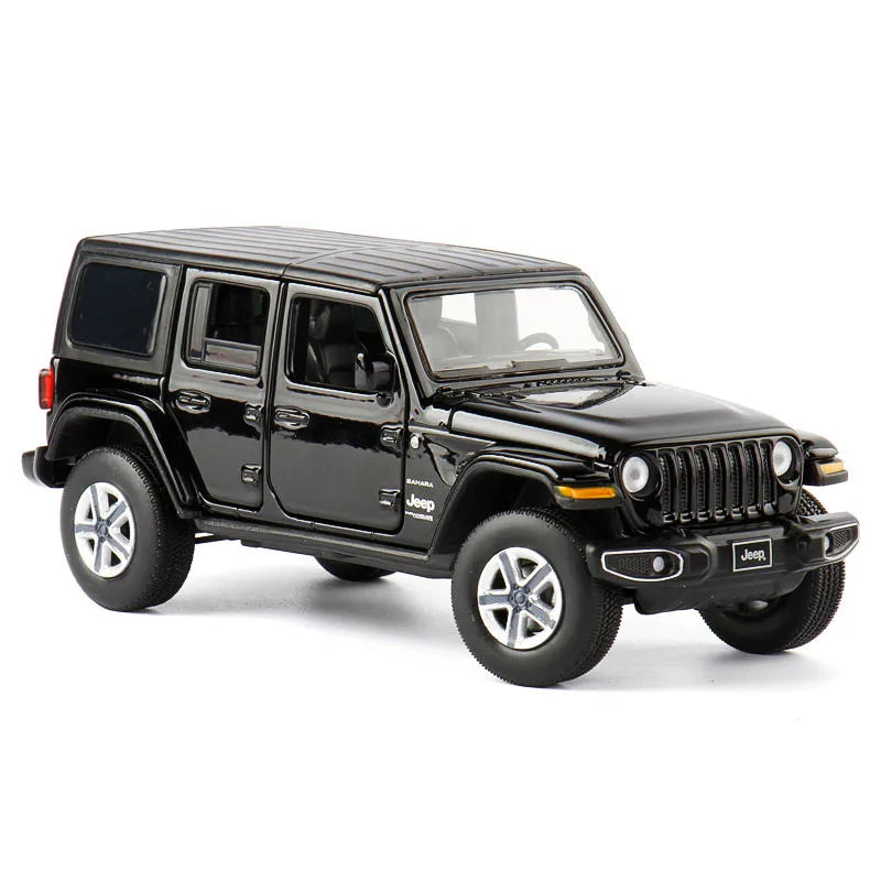 1/32 Jeep Grand Cherokee Trackhawk Model Kereta Mainan JKM Diecast Metal SUV Hadiah Koleksi Bunyi & Cahaya Miniatur Untuk Kanak-kanak Lelaki
