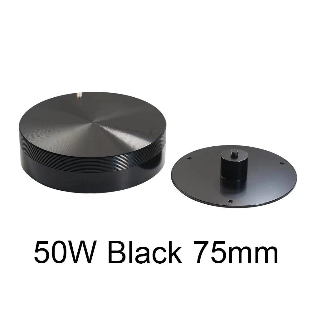 100/75/65MM Pembesar Suara Getaran Julat Penuh Pembesar Suara Audio Resonans Mudah Alih 40 50 80W Anti-jiran Bass Woofer Vibrator