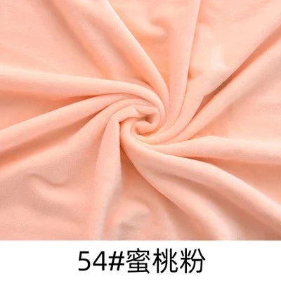 50x50cm/150x50cm 1mm Crystal Velvet Doll Skin Fabric For Short Plush Doll Skin Fabric Pillow DIY Handmade Cloth TJ987