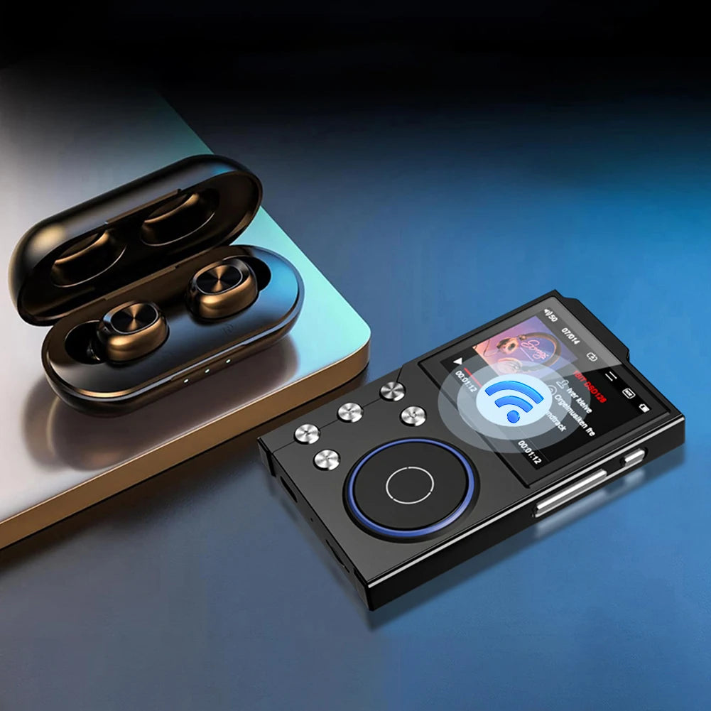 Pemain MP3 HiFi Pemain Audio Mudah Alih Serasi Bluetooth 5.3 Pemain Audio HiFi Lossless Pemain Muzik Audio Digital Mudah Alih