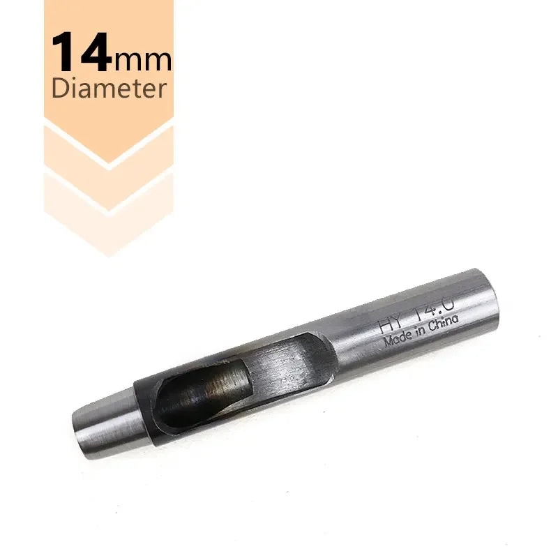 0.5-20mm High Quality Leather Craft Hole Punching Tool Round Steel Knife Cut for Belts Paper Bag Metal Gaskets Plastic Puncher