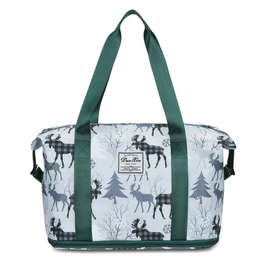 New Fashion Travel Bags For Women Large Capacity Waterproof Luggage Dry And Wet Weekend Travel Handbag Foldable Storage Oxford