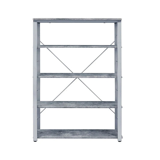 Rak Buku ACME Jurgen, Konkrit Tiruan & Perak 92907