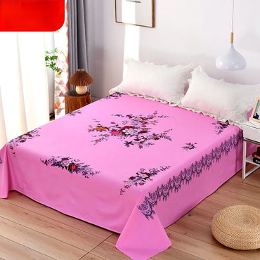 Cotton Bed Sheet Old Coarse Cloth Bed Sheet Thickened Single Double Bed Sheet Student Dormitory Fitted Bed Sheet