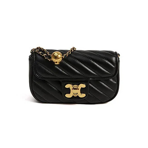 Beg Tangan Pereka Mewah Beg Bahu Berkualiti Terbaik Rantai Logam Kulit Domba Tote Flap Klasik Wanita Beg Selempang Kulit Asli