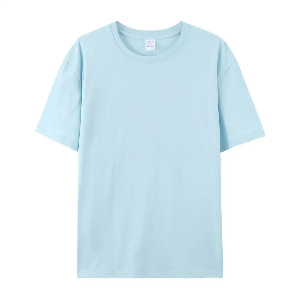 100% Kapas Kemeja-T Uniseks Putih Polos Leher Krew Tshirt Coton Herren Kemeja-T Uomo Kosong Hitam T-Shirt untuk Lelaki Playeras De Hombre