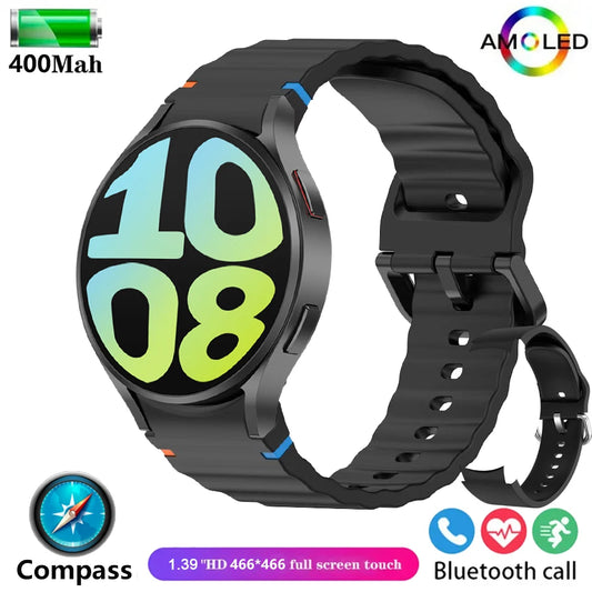 Jam Tangan Pintar Untuk Samsung Galaxy Watch 7 44mm Lelaki Penjejakan GPS Kawalan NFC Jam Tangan Pintar Penjejak Kesihatan Panggilan BT Jam Tangan Pintar 2024