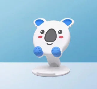 Mobile Phone Holder Tablets Desk Stand Cute Resin Animal For iPad Smartphone Cat Dog Ornament Home Tabletop Decor Statues