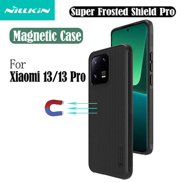 Untuk MagSafe untuk Xiaomi 13/13 Pro Case Nillkin Frosted Shield Pro Bingkai TPU Penutup Caj Wayarles Magnet untuk Xiaomi Mi 13 Pro