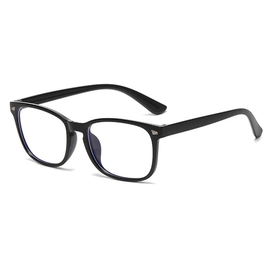 Fashion Glasses Women Square Frames Retro Eyeglasses Frame Trend Flat Eyeglasses Women Simple Anti Blue Light Computer Eyewear