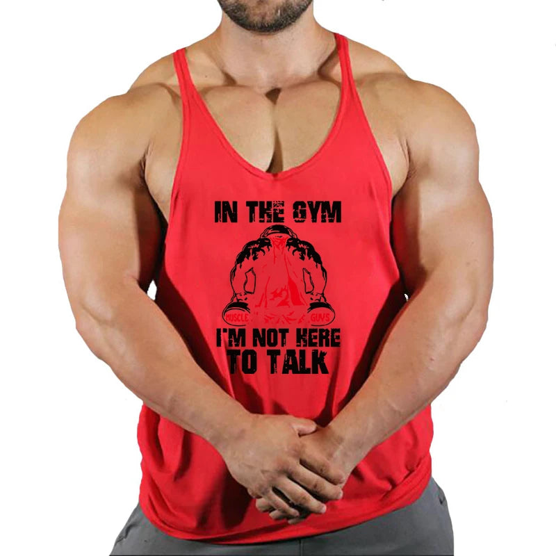 Musim Panas Baru Lelaki Kasual Otot Tank Top Seluar Dalam Kapas Tanpa Lengan Pejal Bernafas Leher Bulat Kecergasan Luaran Tank Top Vest