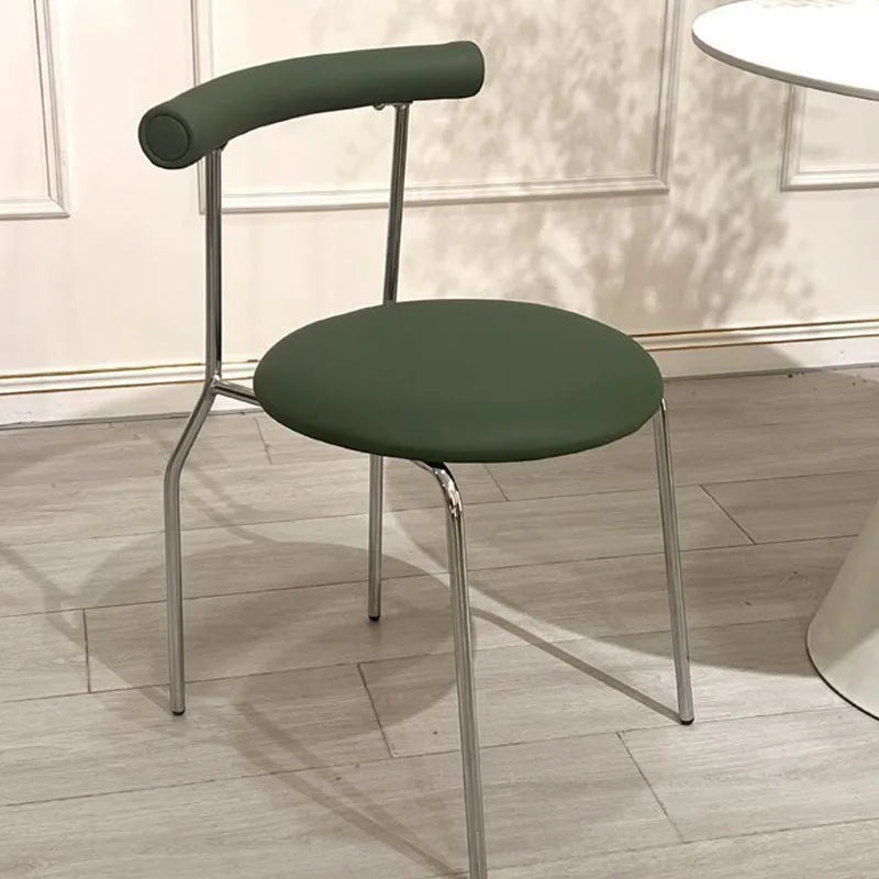 Dining Chairs Nordic Stackable Backback Dining Table Lounge Chairs For Household Living Room Kitchen Home Furniture Supplies
