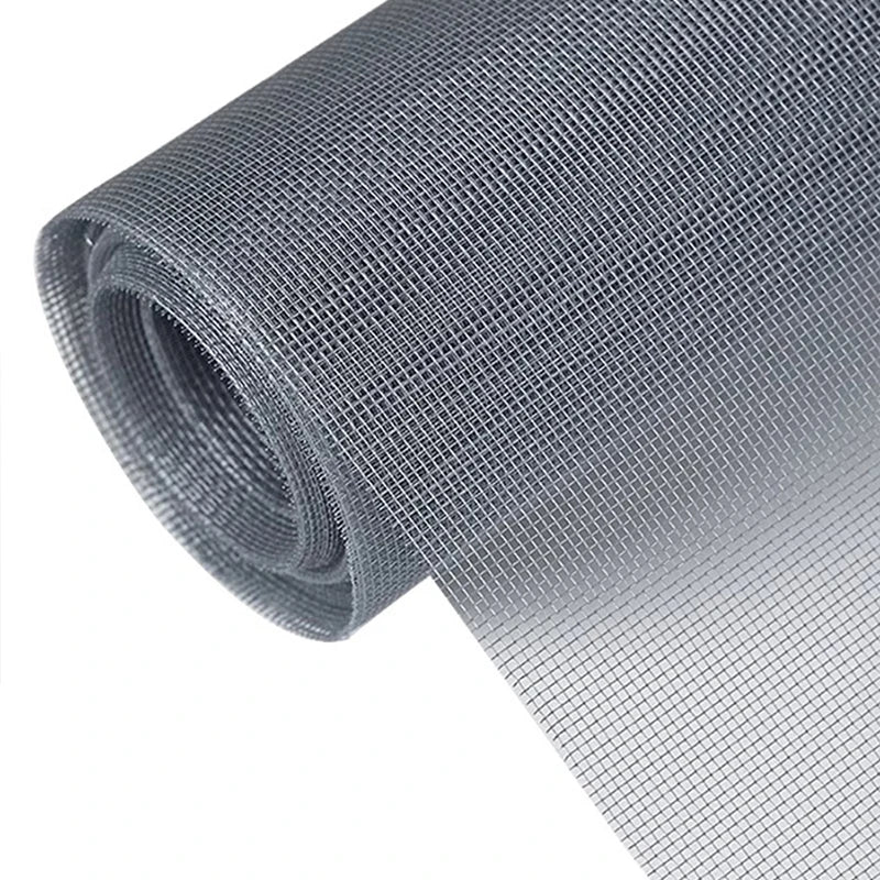 Nano Dense Gray Mosquito Window Screen - Washable, Durable, Easy to Install Insect Mesh - Reusable, High-Strength Fibers