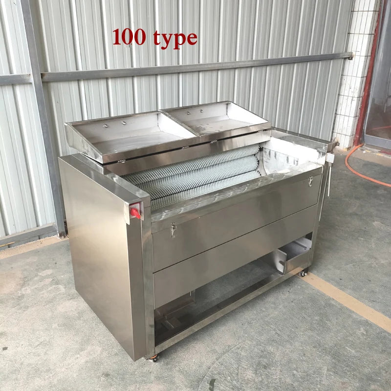 Vegetable Cassava Potato Carrot Ginger Cleaning Washing Peeling Machine