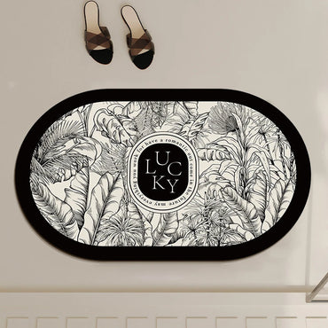 Super Absorbent Bath Mat Rubber Bathroom Rug Non-slip Entrance Doormat Nappa Skin Floor Mats Toilet Carpet Kitchen Area Rugs