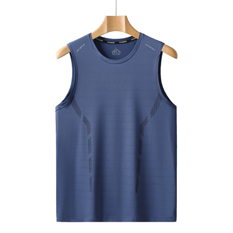 YJKVUR Sports Quick Dry Sleeveless T-Shirt for Men Summer Men Basketball Gym Clothing Breathable Lightweight Plus Size Tank Top