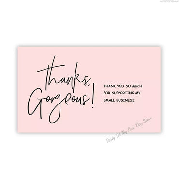 30 Pcs White Thank You Card Thank You For Your Order Card Praise Labels For Small Businesses Decor For Small Shop Gift Packet