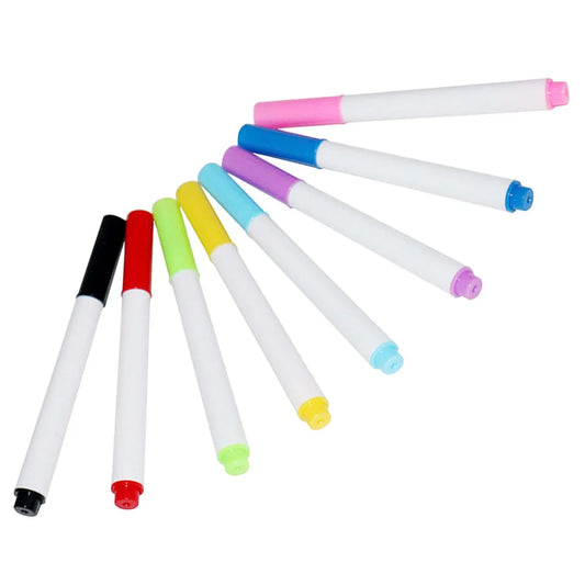 8 Pcs Erasable Whiteboard Marker Dry Erase Water-based Pen Pens Erasing Markers for Kids Plastic Child