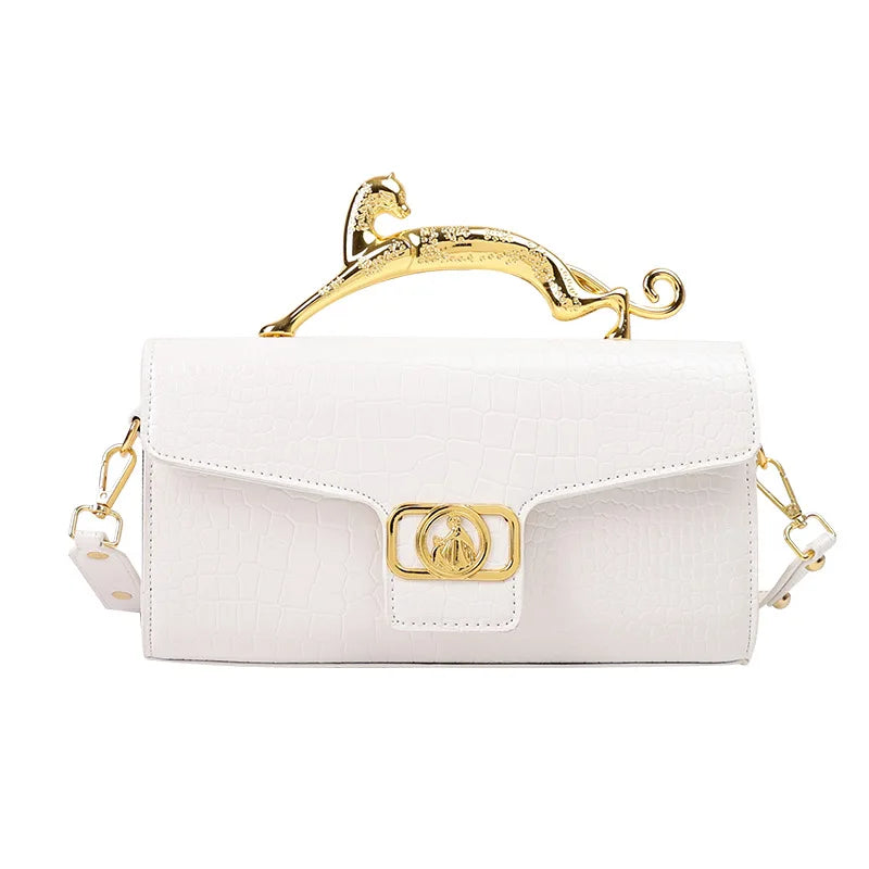 Beg Tangan Wanita Beg Baharu untuk Wanita Pemegang Logam Kulit Pereka Jenama Terkenal Beg Bahu Trend Fesyen Crossbody