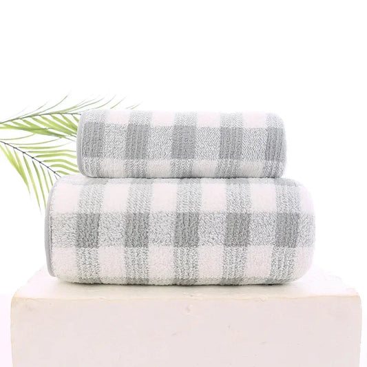 Tuala Microfiber 140x70sm Tuala Mandi Cepat Kering Tuala Pancuran Penyerap Tuala Pantai Besar Berkualiti Tinggi Jubah Mandi Jubah Mandi