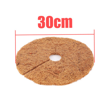 Natural Coconut Fiber Tree Mulch Mat Cover Protector 25/30/35/40cm Flower Pot Disc Pad Weed Control Warm Moisture Cushion
