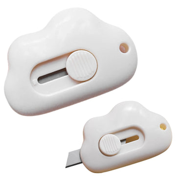 Portable Cloud Shape Mini Utility Knife Students Stationery Paper Cutting Office Supplies Letter Opener Blade Cutter