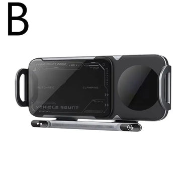 Suitable For Samsung Automatic Rotating Landscape Stand Wireless Charging Fast Charging Electric Stand Car Mount Bracket P8Q1