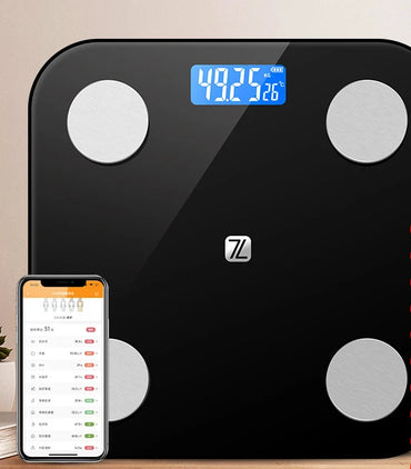 Skala Lemak Badan HUAWEI Skala Elektronik Timbangan Badan Isi Rumah Skala Berat Pintar Isi Rumah Skala Lemak Badan Mudah