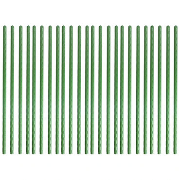 Plastic Coated Steel Pipe Gardening Stakes, Supports Indoor Plants Flowers and Vegetables, 16 ", 40cm Length, Gardening Pillar