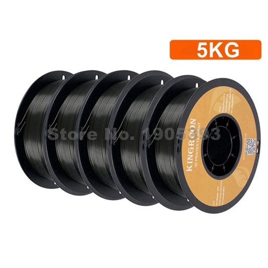 Filamen Pencetak 3D KINGROON PETG 1.75mm 5KG 10KG Bahan Pencetakan 3D Warna Campuran 1kg/gulungan petg Plastik Untuk pencetak 3d FDM
