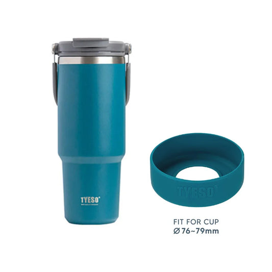 Tyeso 1200ML Tumbler Coffee Cup Stainless Steel Vacuum Thermal Insulated Iced Mug Cold Storage Large Capacity Flask 20 30 40 oz