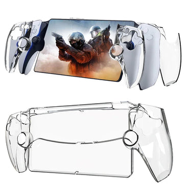 Untuk Portal PS5 Dok Pengecasan Penstriman Pendirian Pengecasan Jenis-C Pegang Tangan dengan Stesen Pengecas Cahaya RGB Untuk Portal Sony Playstation