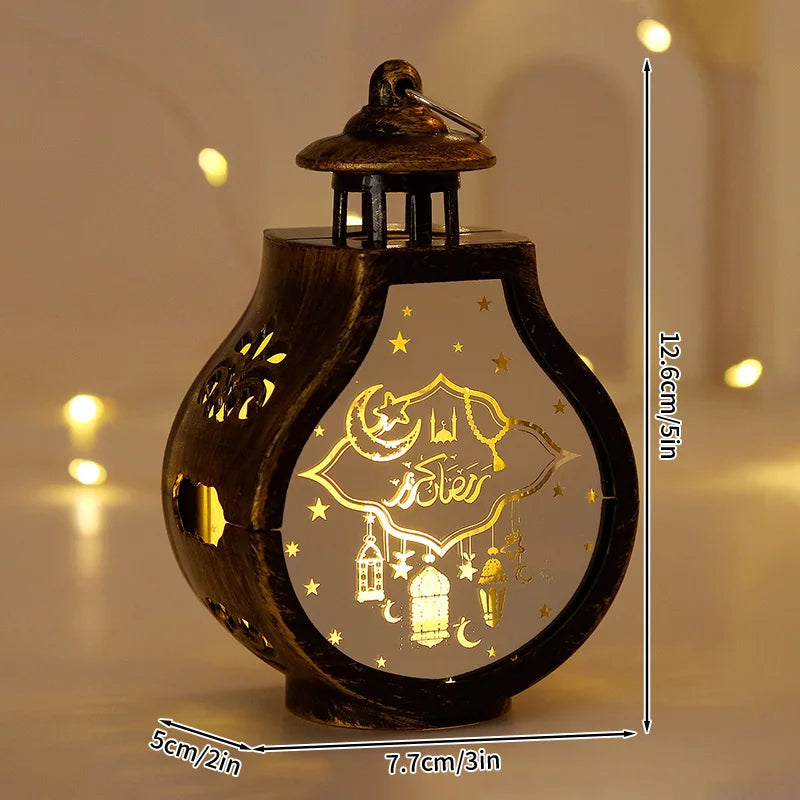 Lampu Tanglung Hiasan Ramadan 2024 Pesta Pesta Islam Islam LED Tanglung Hiasan Ramadan Kareem Untuk Aksesori Rumah