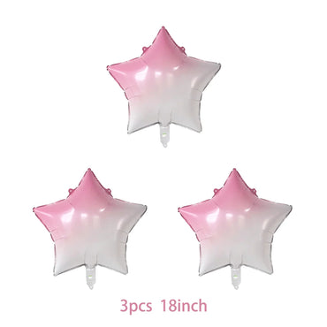 40Inch Colorful Gradient Number Balloon 0-9 Digit Foil Helium Balloon Butterfly Girl Birthday Party Decor Baby Shower Kids Gifts