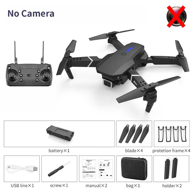 Dron M12 untuk Kanak-kanak Mini Dron dengan Kamera untuk Dewasa 4K HD Dron Simulator Barang Hebat WIFI FPV Hadiah Mainan Pemula Jejak Penerbangan